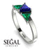 Triangle Sapphire Engagement Ring - Molly No. 30