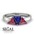 Triangle Sapphire Engagement Ring - Molly No. 60