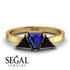 Triangle Sapphire Engagement Ring - Molly No. 43