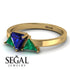 Triangle Sapphire Engagement Ring - Molly No. 28