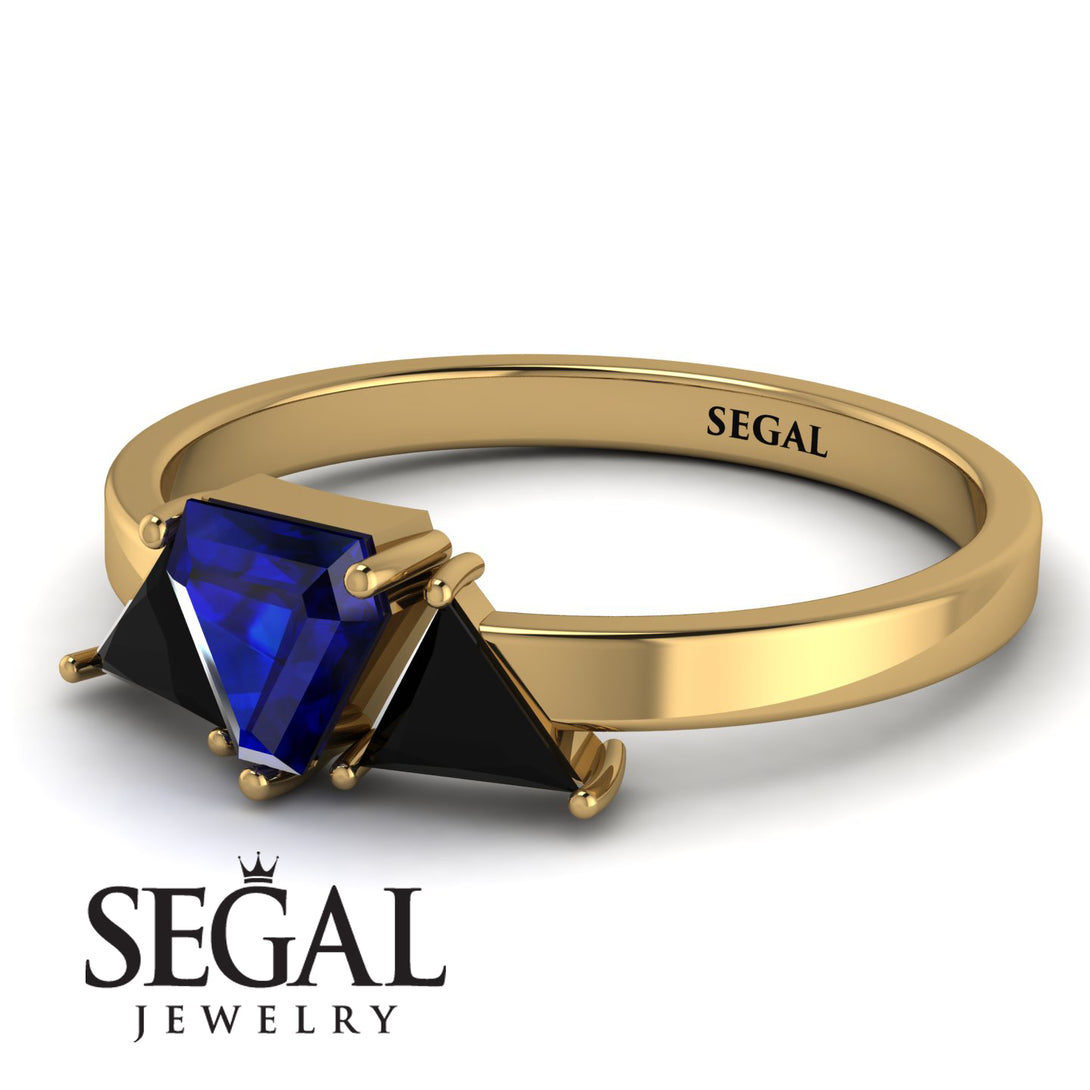 Triangle Sapphire Engagement Ring - Molly No. 43