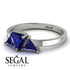 Triangle Sapphire Engagement Ring - Molly No. 75