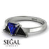 Triangle Sapphire Engagement Ring - Molly No. 45