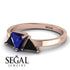 Triangle Sapphire Engagement Ring - Molly No. 44
