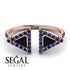 Triangle Black Diamond Open Ring - Nevaeh No. 68 image 10