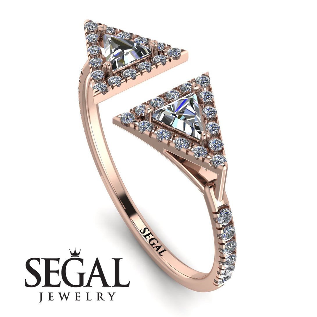 Triangle Diamond Open Ring - Nevaeh No. 2
