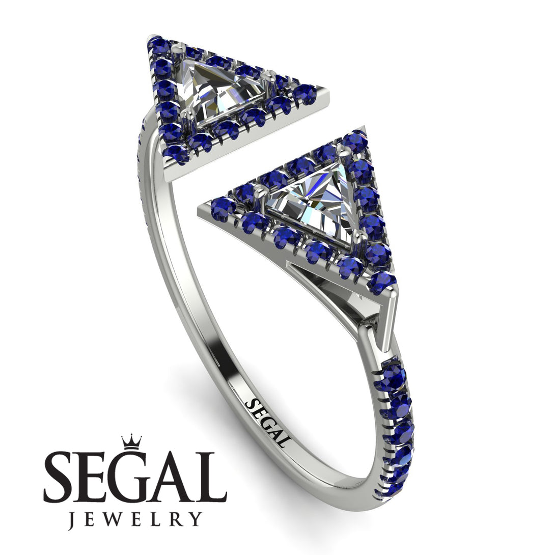 Triangle Diamond Open Ring - Nevaeh No. 63