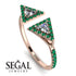 Triangle Diamond Open Ring - Nevaeh No. 17 image 2
