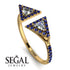 Triangle Diamond Open Ring - Nevaeh No. 61