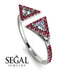 Triangle Diamond Open Ring - Nevaeh No. 48