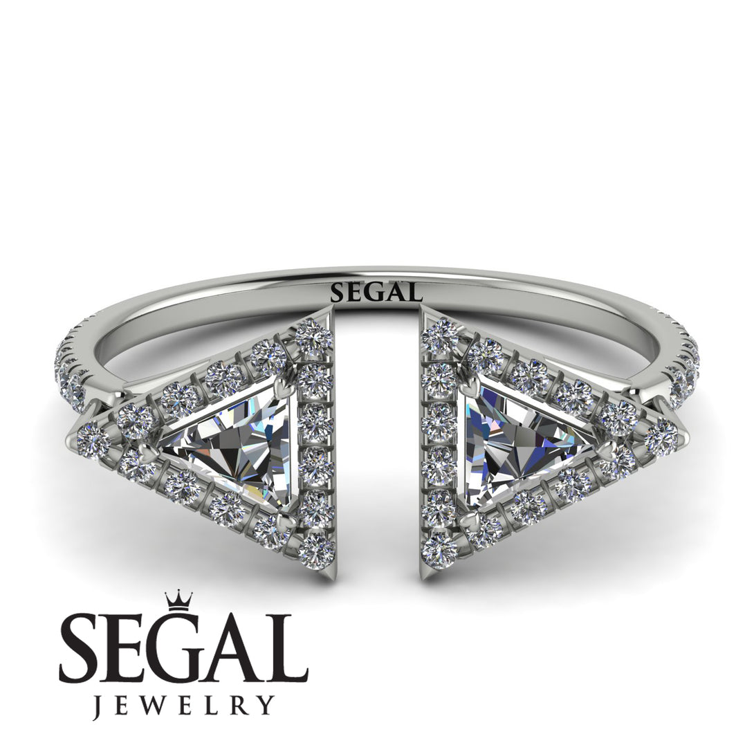 Triangle Diamond Open Ring - Nevaeh No. 3