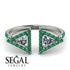 Triangle Diamond Open Ring - Nevaeh No. 18