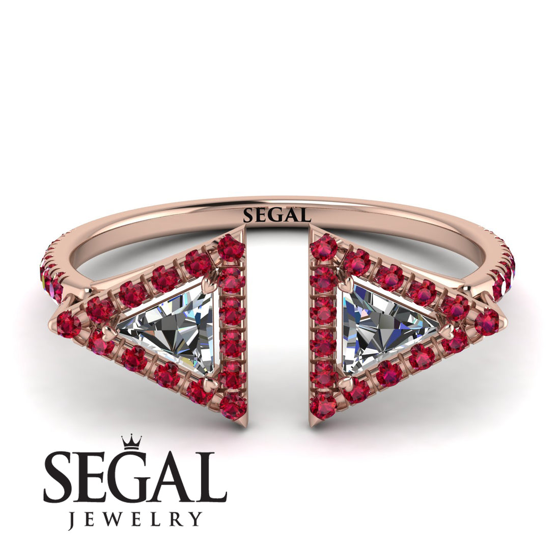 Triangle Diamond Open Ring - Nevaeh No. 47