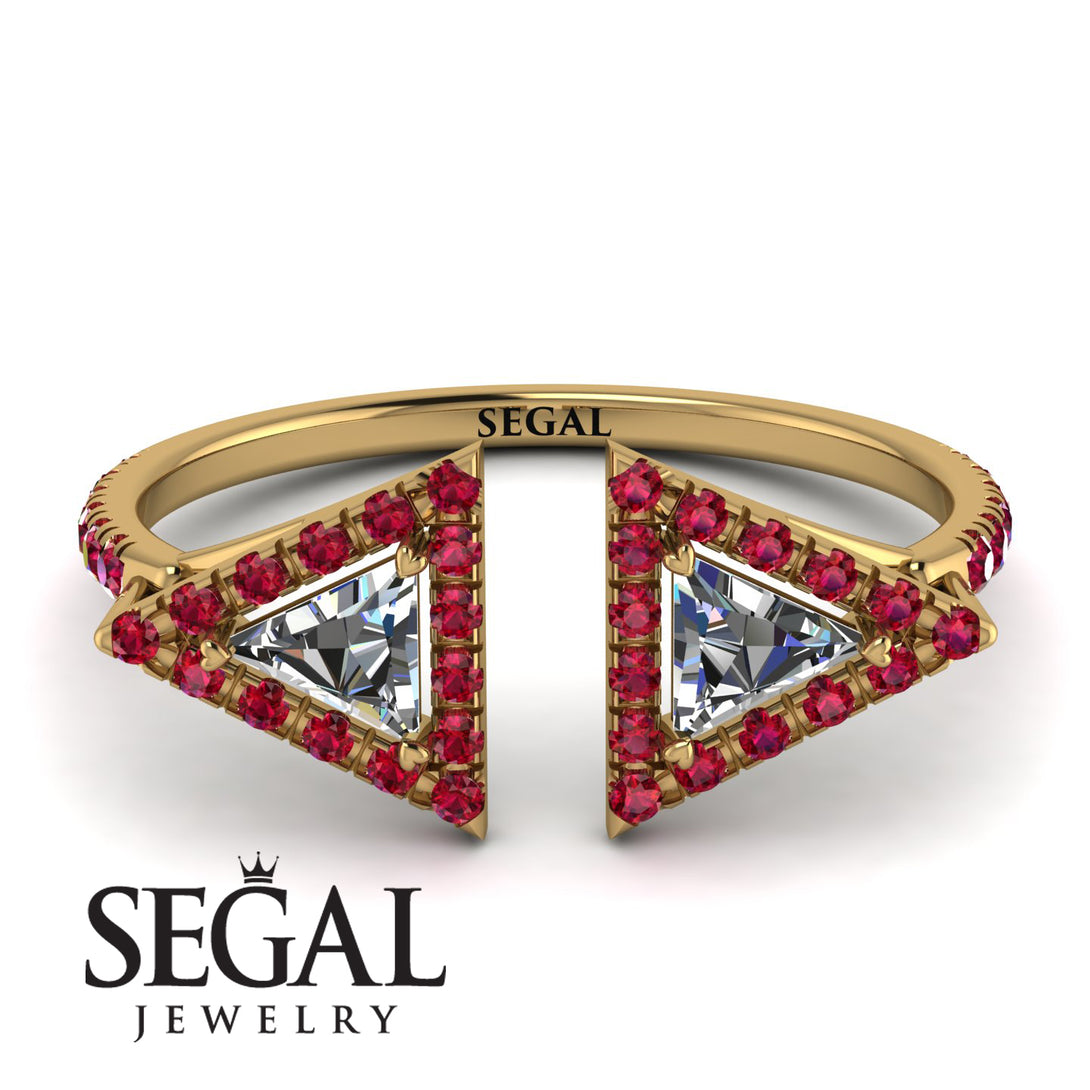 Triangle Diamond Open Ring - Nevaeh No. 46