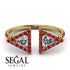Triangle Diamond Open Ring - Nevaeh No. 46