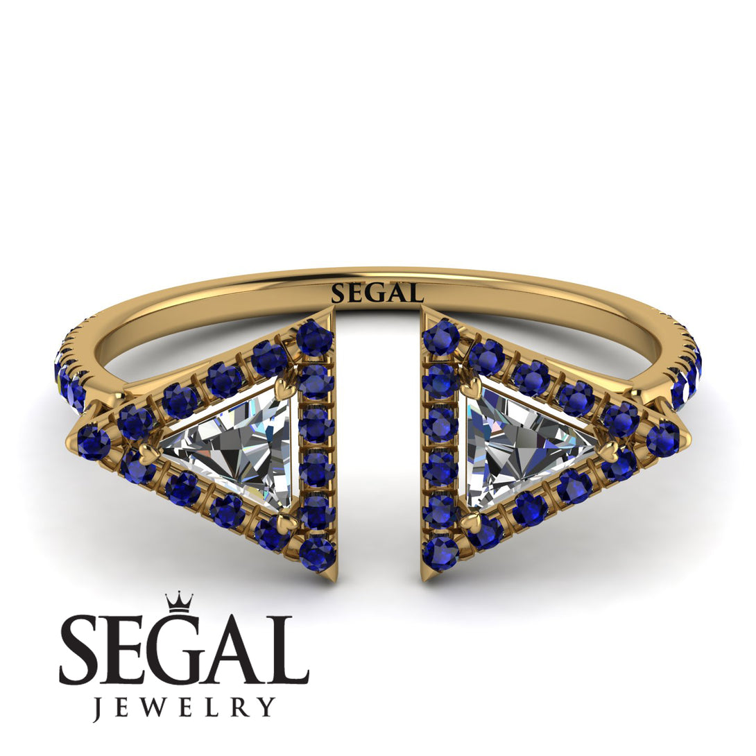 Triangle Diamond Open Ring - Nevaeh No. 61