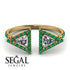 Triangle Diamond Open Ring - Nevaeh No. 16 image 10