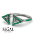 Triangle Diamond Open Ring - Nevaeh No. 18