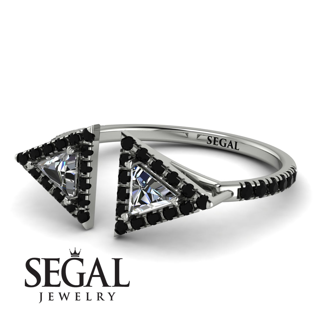 Triangle Diamond Open Ring - Nevaeh No. 33