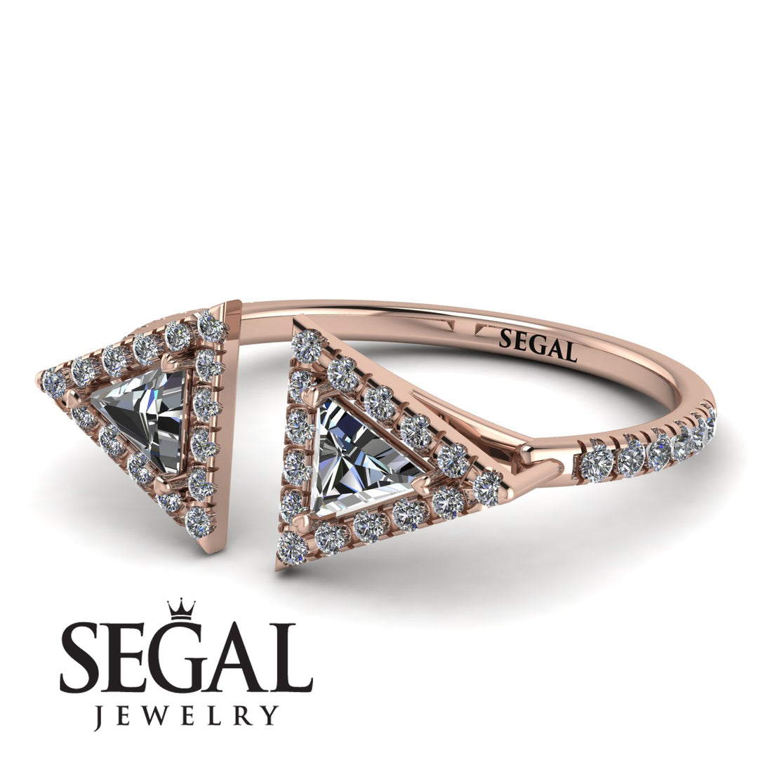 Triangle Diamond Open Ring - Nevaeh No. 2