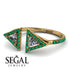 Triangle Diamond Open Ring - Nevaeh No. 16 image 3