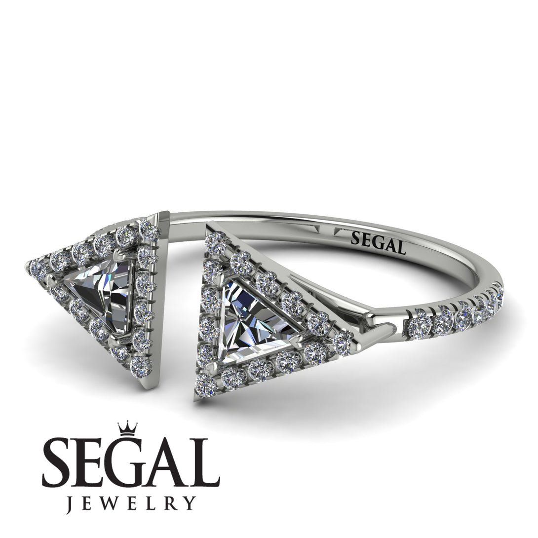 Triangle Diamond Open Ring - Nevaeh No. 3