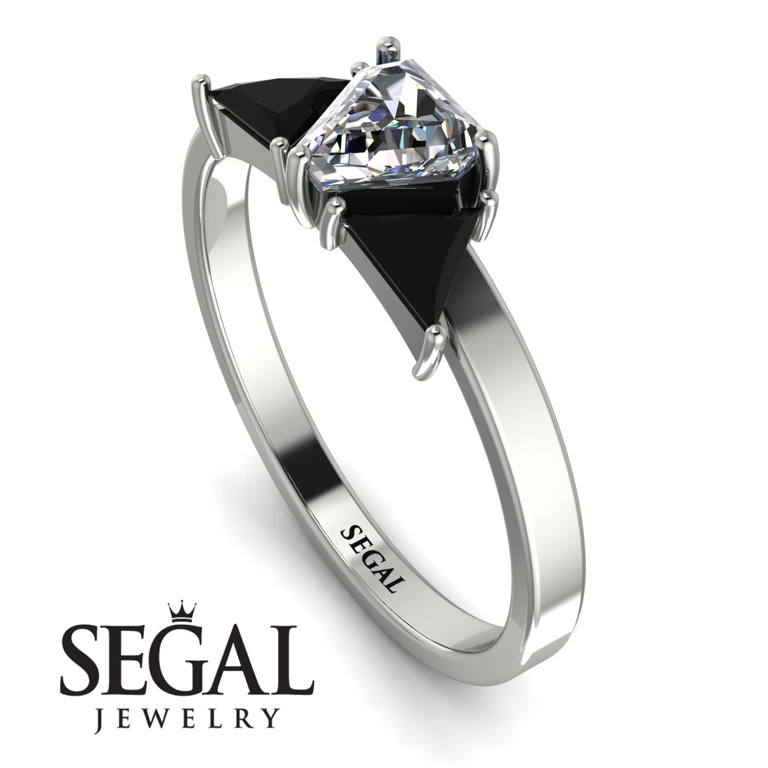 Triangle Diamond Engagement Ring - Molly No. 33