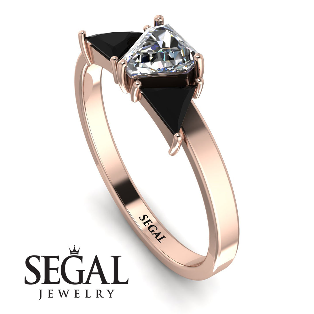 Triangle Diamond Engagement Ring - Molly No. 32