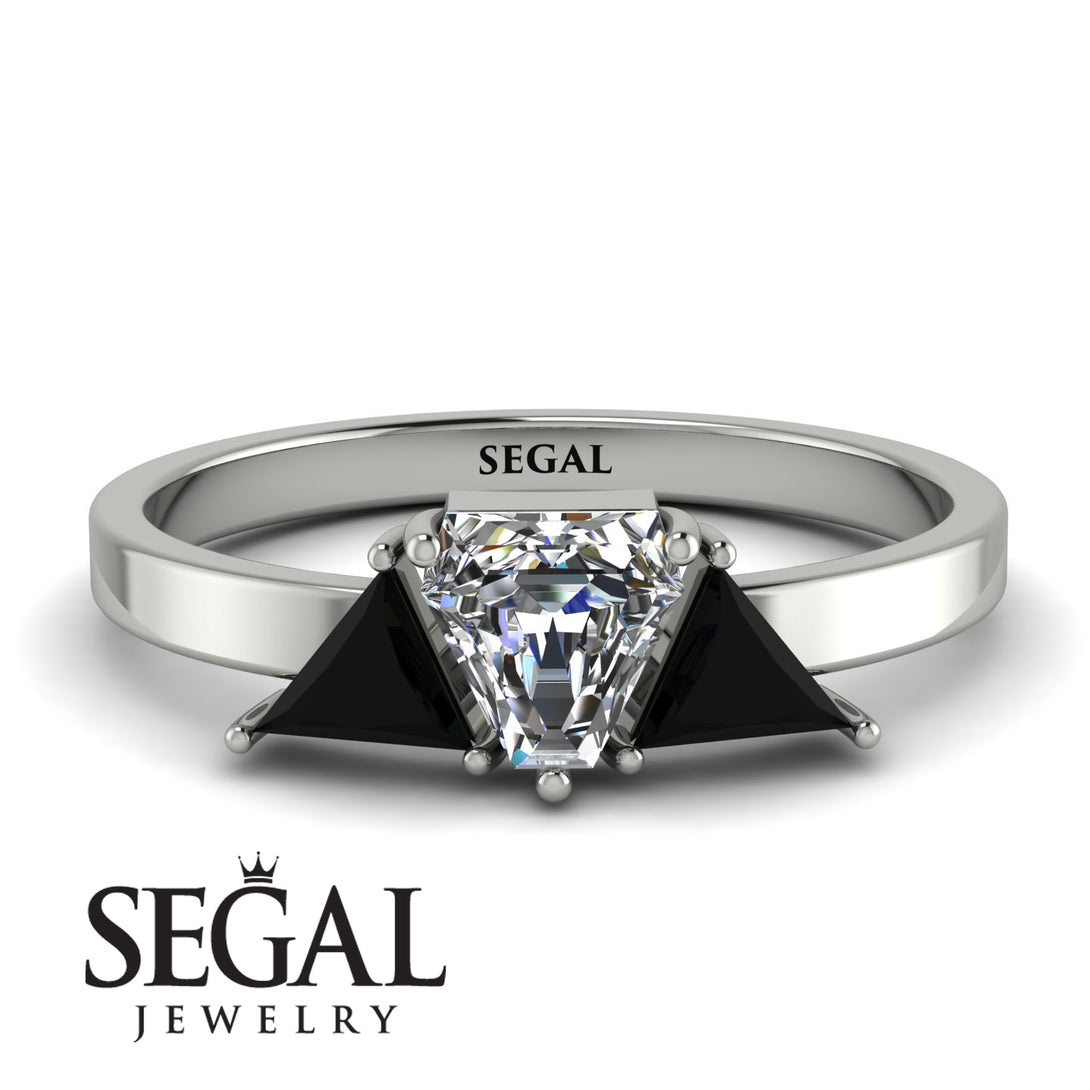 Triangle Diamond Engagement Ring - Molly No. 33