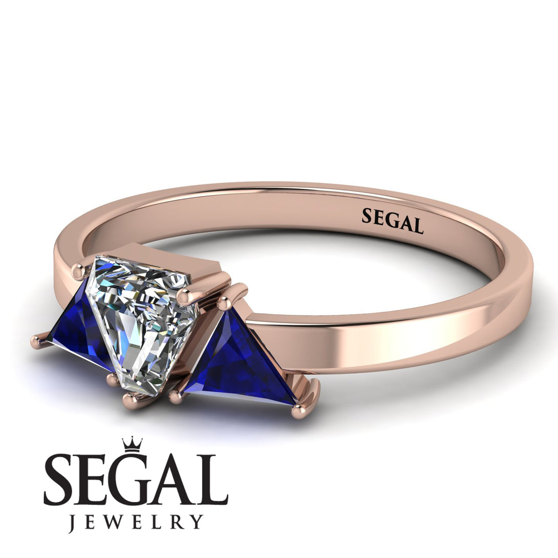 Triangle Diamond Engagement Ring - Molly No. 62