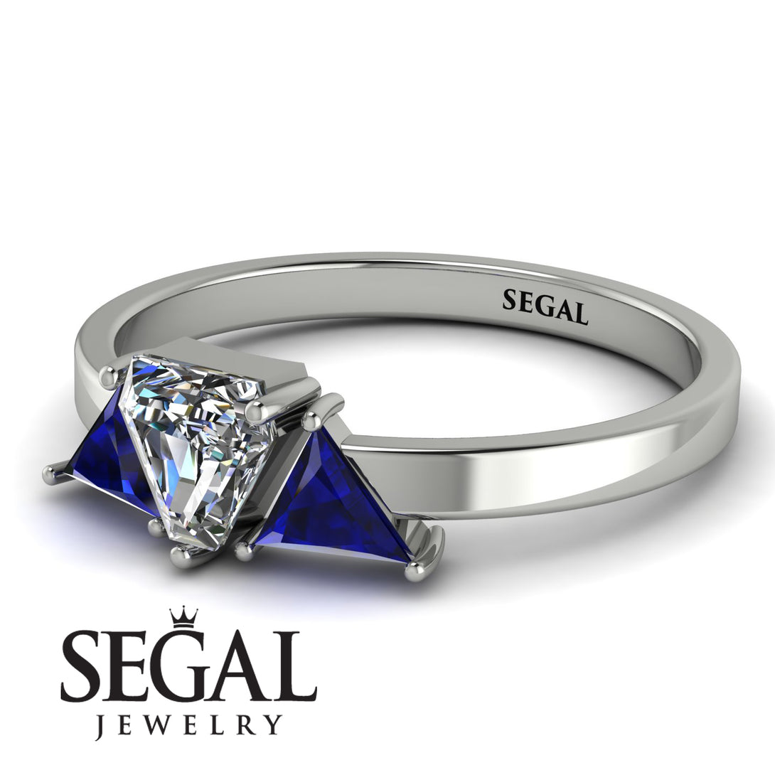 Triangle Diamond Engagement Ring - Molly No. 63