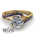 Twist Shank Diamond Engagement Ring - Maria No. 61 image 2
