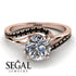 Twist Shank Diamond Engagement Ring - Maria No. 32 image 2