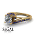 Twist Shank Diamond Engagement Ring - Maria No. 61