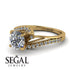 Twist Shank Diamond Engagement Ring - Maria No. 1