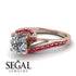 Twist Shank Diamond Engagement Ring - Maria No. 47 image 3