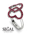 Two Hearts Ruby Ring - Selena No. 57