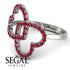 Two Hearts Ruby Ring - Selena No. 57