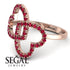Two Hearts Ruby Ring - Selena No. 56