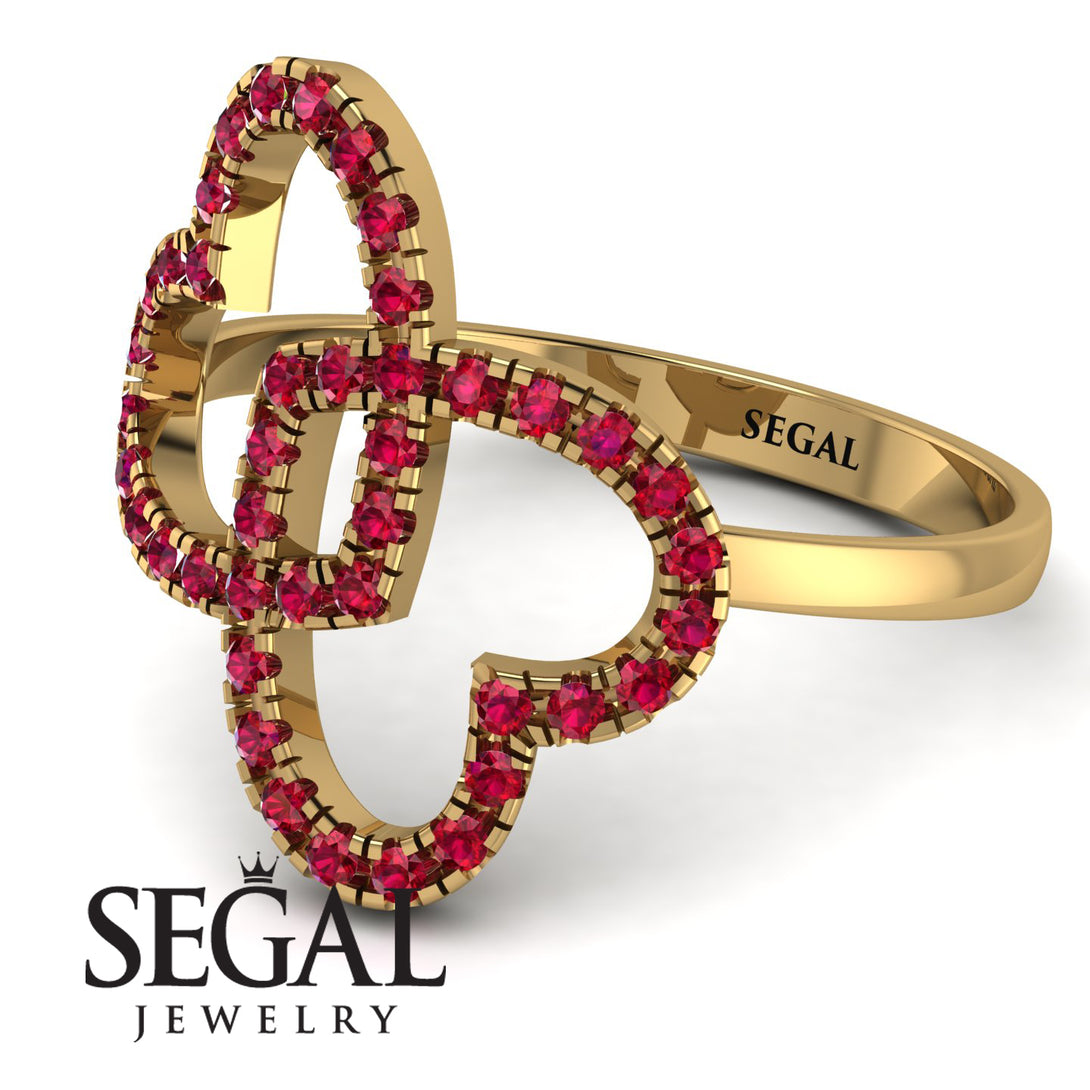 Two Hearts Ruby Ring - Selena No. 55