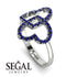 Two Hearts Sapphire Ring - Selena No. 75