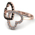 Two Hearts Black Diamond Ring - Selena No. 8 image 1