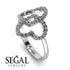 Two Hearts Diamond Ring - Selena No. 3