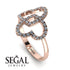 Two Hearts Diamond Ring - Selena No. 2