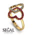 Two Hearts Diamond Ring - Selena No. 46