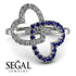 Two Hearts Diamond Ring - Selena No. 63