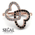Two Hearts Diamond Ring - Selena No. 32