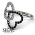 Two Hearts Diamond Ring - Selena No. 33