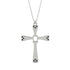 Two Parts Black Diamond Cross Necklace - Felix No. 9 image 1