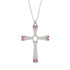 Two Parts Ruby Cross Necklace - Felix No. 12 image 1